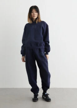 ALEXANDER WANG Glitter Essential Terry Sweatpants With Puff Logo