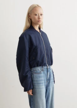 Rag & Bone Maggie Cropped Nylon Bomber -Style Haven Shop womens incu 012 fde2cef7 cf92 4c24 90c0 e95fc2de8143