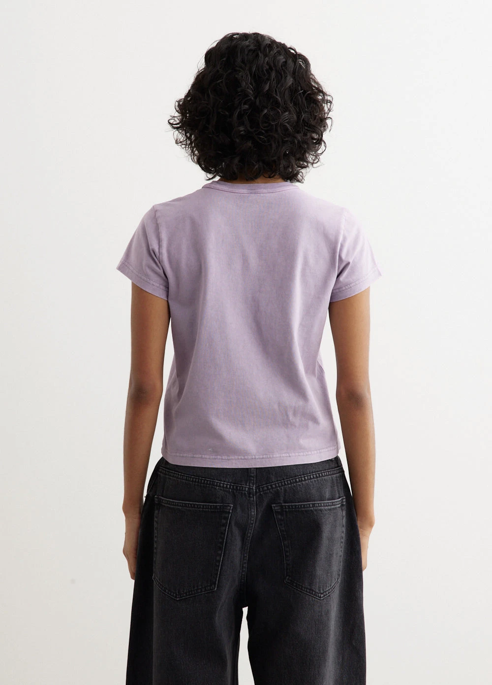 ALEXANDER WANG Essential Jersey Shrunk T-Shirt 5 ALEXANDER WANG Essential Jersey Shrunk T-Shirt - Image 5