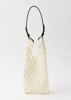 Small Sheer Ichimatsu Market Bag