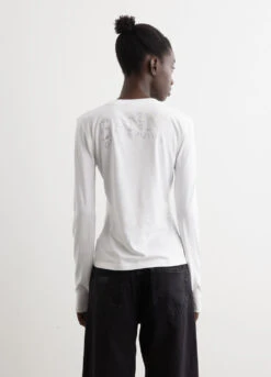 Ganni Future Stretch Jersey Slim T-Shirt -Style Haven Shop womens incu 043 a4474120 1cf2 4aea a88e e9bae8382078