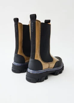 Ganni Cleated Heeled Mid-Calf Chelsea Boots -Style Haven Shop womens incu 0445 31920355 5743 4112 b1fa 29aea56ae29c