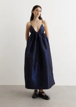 Ganni Shiny Taffeta Strap Dress -Style Haven Shop womens incu 055 90c18d19 bf48 416d ac3f e006b0975774