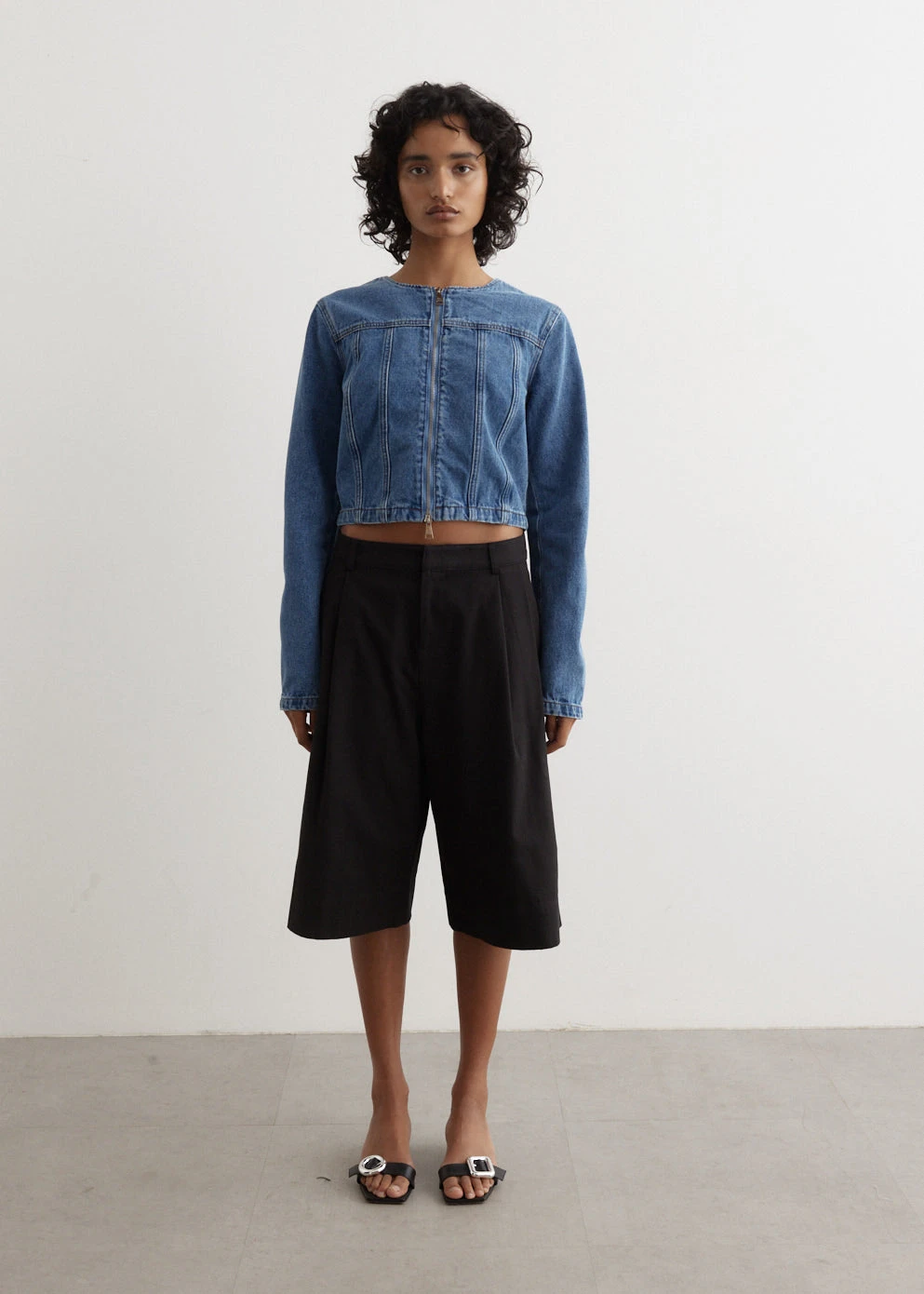 Panel Denim Jacket 2 Panel Denim Jacket - Image 2