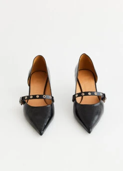 Ganni Feminine Buckle Kitten Heel Pumps -Style Haven Shop womens incu 073 ef448ee3 ba83 447e ac8a 86076583c94d