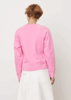 Ganni Isoli Raglan Solid Sweatshirt -Style Haven Shop womens incu 076