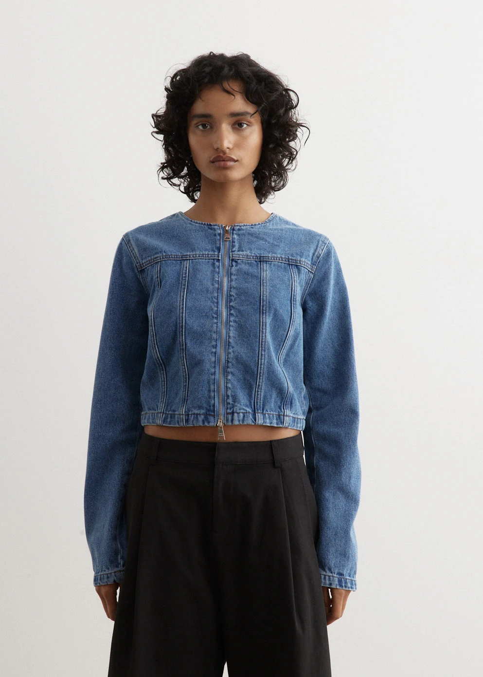 Panel Denim Jacket 3 Panel Denim Jacket - Image 3