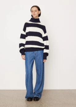 Wide Stripe Turtleneck Knit 8 Wide Stripe Turtleneck Knit -Style Haven Shop womens incu 081 18985b27 0f9b 412f 819e aa61a88add2f