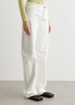 Jacquemus Le De Nimes Caraco Jeans -Style Haven Shop womens incu 086 34d62486 a471 4380 be3a a577a4867a39