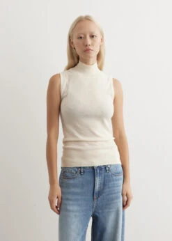 Lemaire Sleeveless High Neck Top