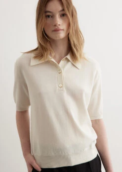 Short Sleeve Knitted Polo 7 Short Sleeve Knitted Polo -Style Haven Shop womens incu 086 c595df61 5fc9 4f11 abfa f42edc1479ed