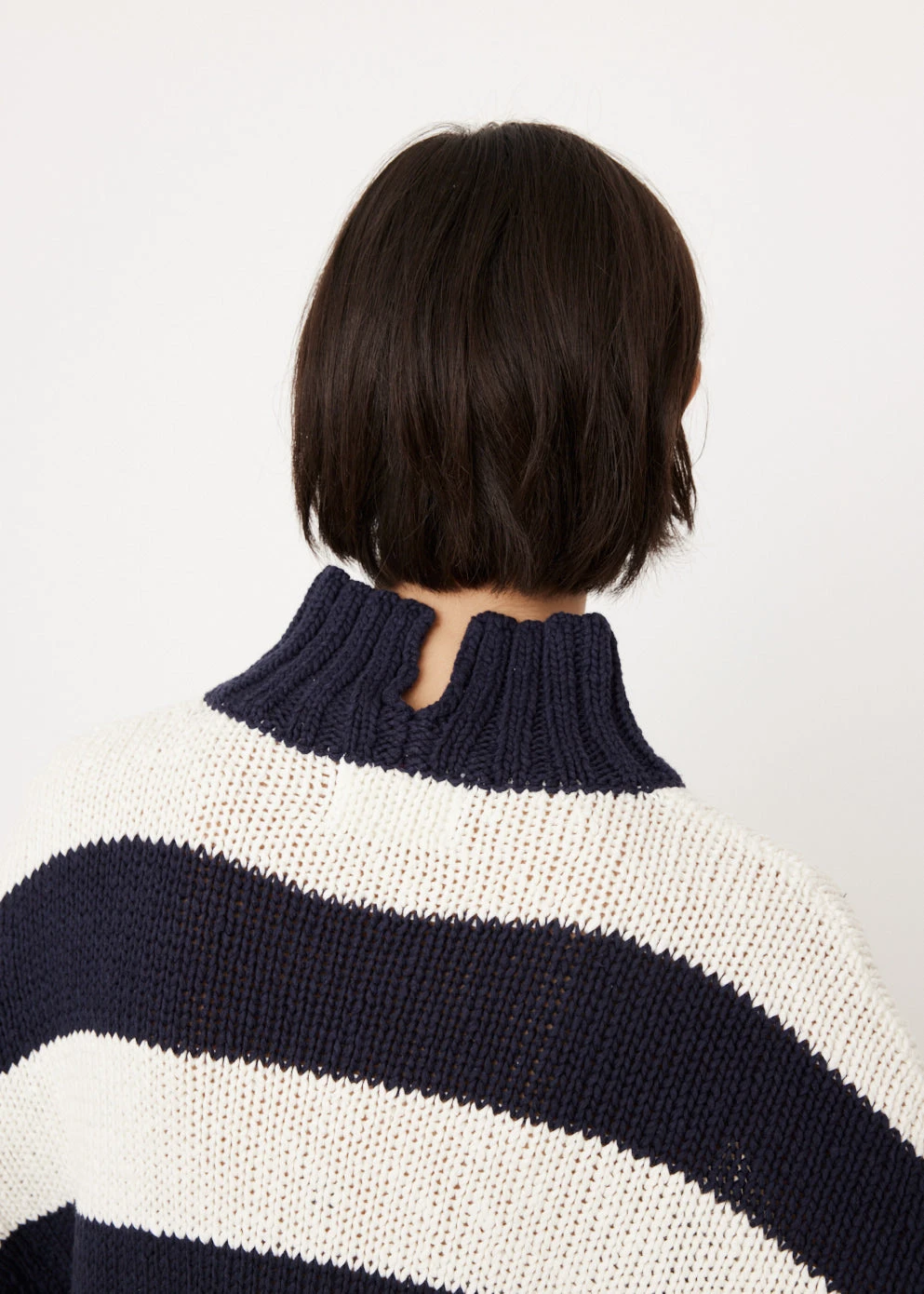 Wide Stripe Turtleneck Knit 4 Wide Stripe Turtleneck Knit - Image 4