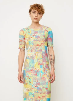 Ganni Printed Rib Jersey Maxi Dress -Style Haven Shop womens incu 097 df3254eb dbcc 4724 8270 001aa4c99be2