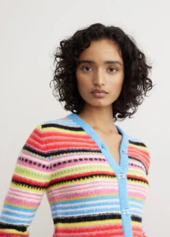 Ganni Soft Wool Stripe Cardigan 6 Ganni Soft Wool Stripe Cardigan -Style Haven Shop womens incu 1000 77e3a2cf c1b1 4bce b488 bde0bcd29850