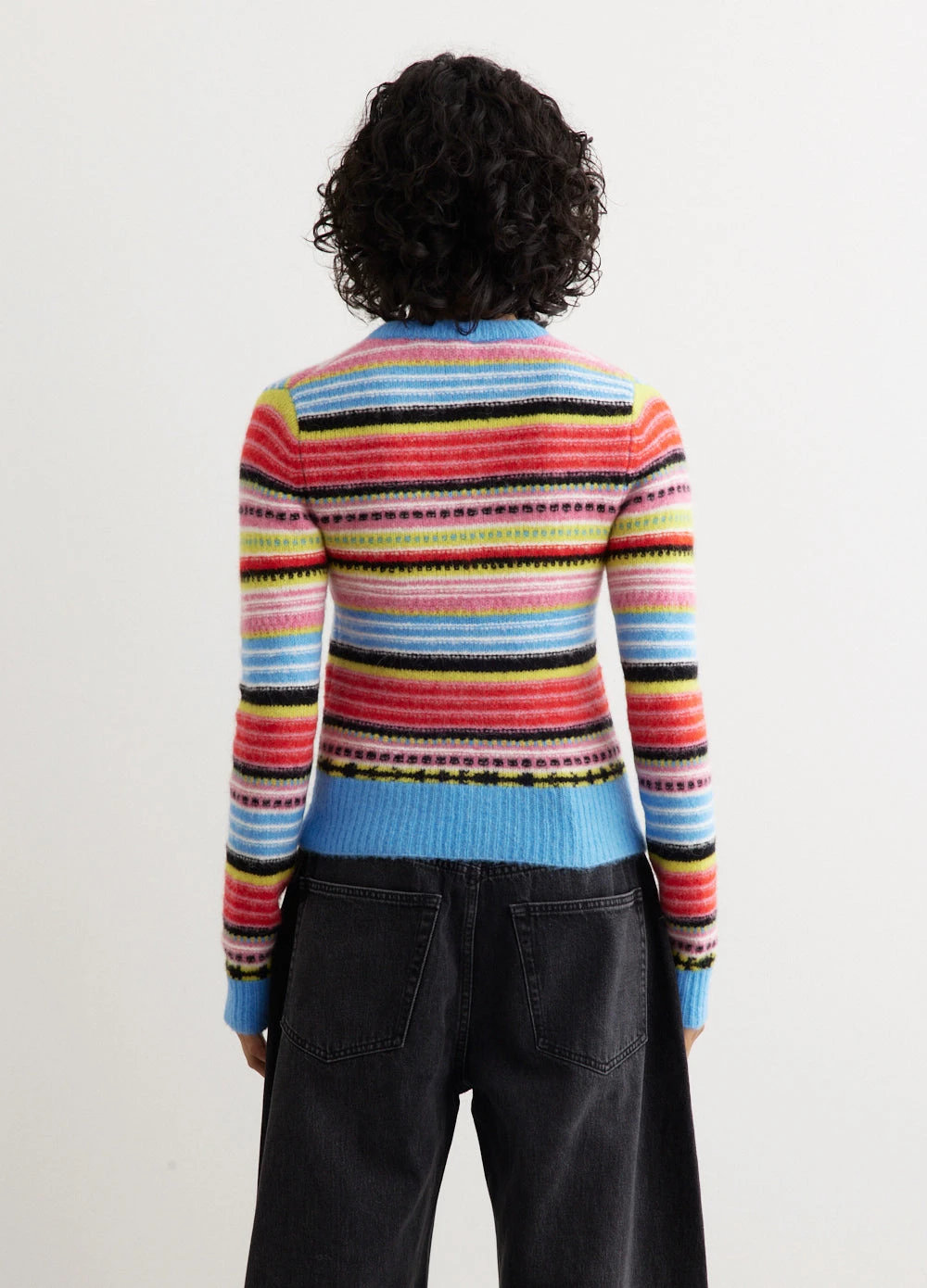 Ganni Soft Wool Stripe Cardigan 4 Ganni Soft Wool Stripe Cardigan - Image 4