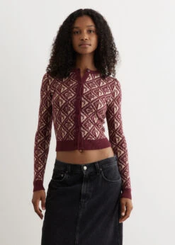 Marine Serre Moon Diamant Mini Cardigan 8 Marine Serre Moon Diamant Mini Cardigan -Style Haven Shop womens incu 1007 4a8fee34 25e4 4869 aca6 48a2bd829e8c