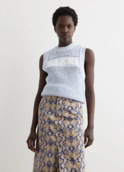 Ganni Cotton Rope Vest