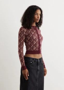 Marine Serre Moon Diamant Mini Cardigan 7 Marine Serre Moon Diamant Mini Cardigan -Style Haven Shop womens incu 1010 21b97cf0 16f2 4941 b80e aa386113c670