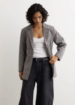 Ganni Check Mix Fitted Blazer 10 Ganni Check Mix Fitted Blazer -Style Haven Shop womens incu 1014 af04e4de 0396 4d03 b768 323ba1bd4950