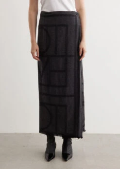 Toteme Monogram Winter Sarong