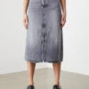 Rag & Bone Broken In Denim High-Rise Skirt