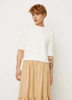 Ganni Cable Open Back Top -Style Haven Shop womens incu 1040 7b533042 5419 40c8 a76d 2bcf597cf6c3