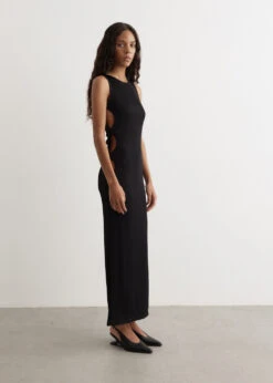 Oblix Twist Halter Dress -Style Haven Shop womens incu 1045