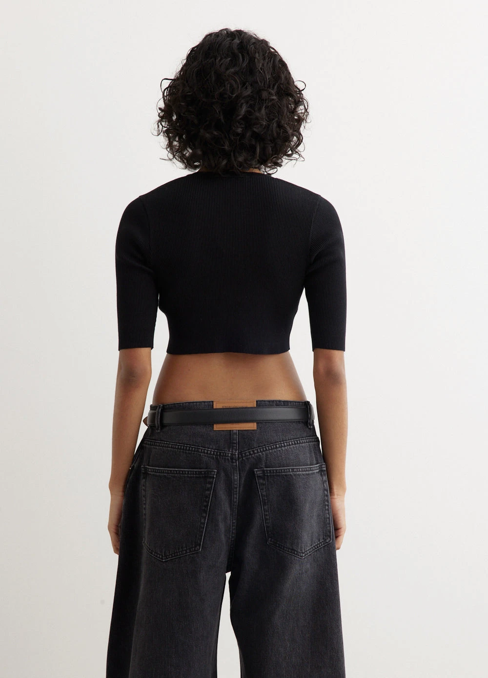 Giza High Gauge Rib Knit Short Cardigan 5 Giza High Gauge Rib Knit Short Cardigan - Image 5