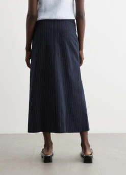Ganni Stretch Stripe Slit Maxi Skirt -Style Haven Shop womens incu 1049 589b9e77 28eb 466c b2c6 88d4f232b03d