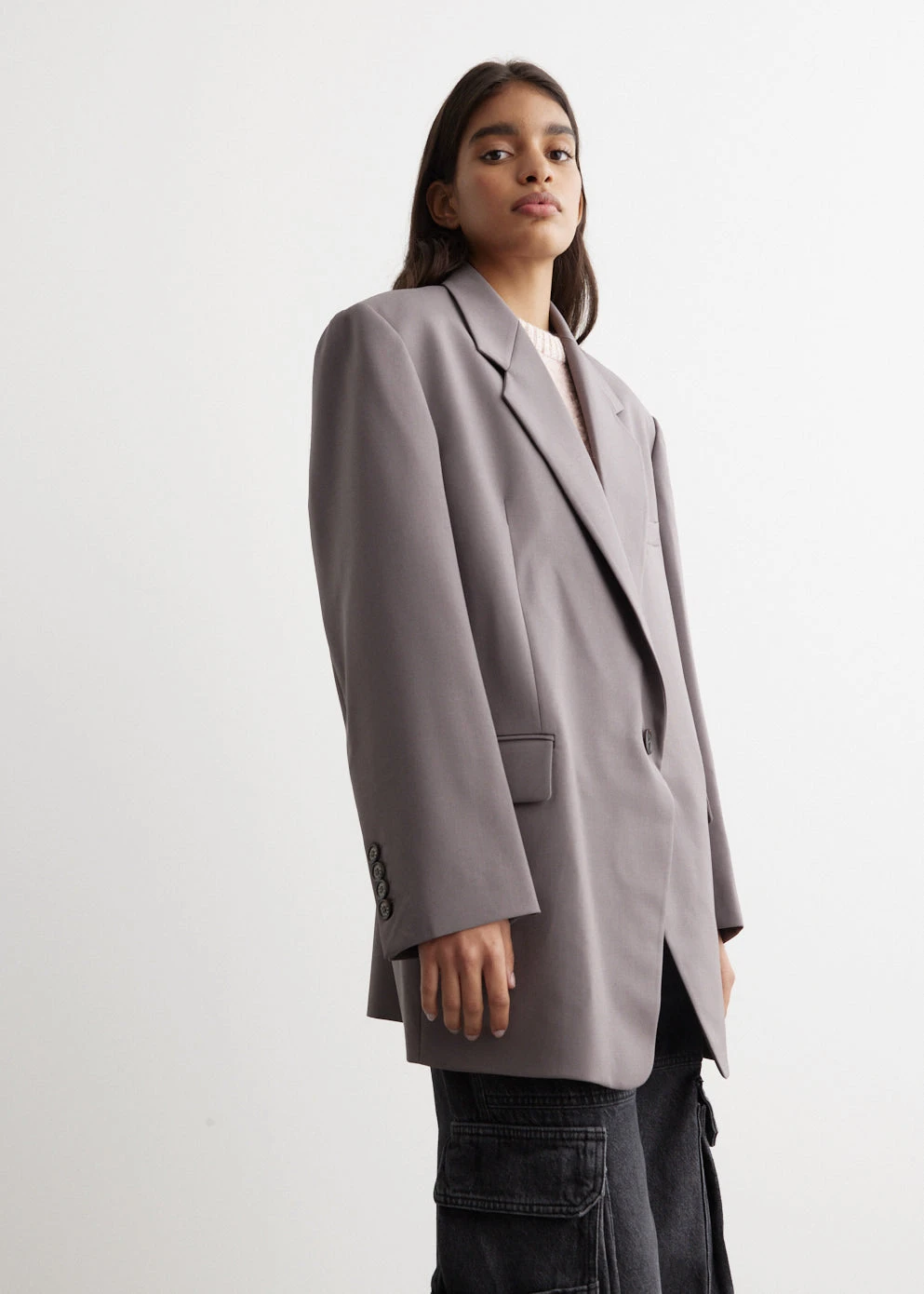 Over Fit Wool Blazer 4 Over Fit Wool Blazer - Image 4