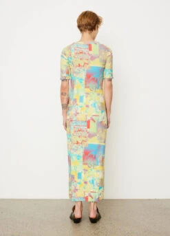 Ganni Printed Rib Jersey Maxi Dress -Style Haven Shop womens incu 104 5852d8ff 0460 4af5 8fe3 0beb5ae15631