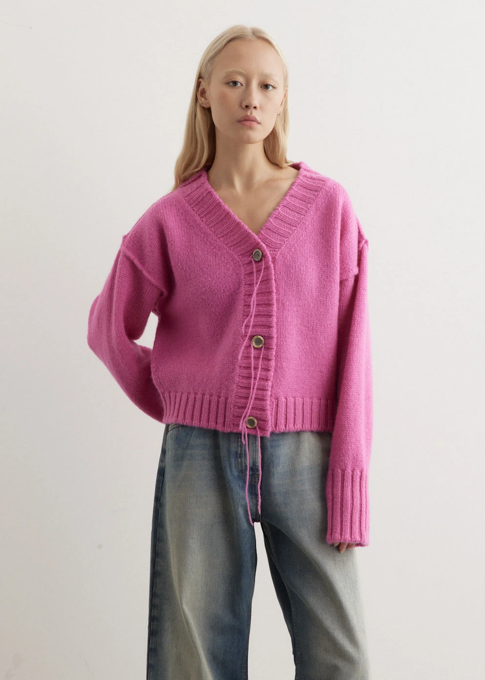 Acne Studios Krypton Authentic Wool Cardigan 2 Acne Studios Krypton Authentic Wool Cardigan - Image 2