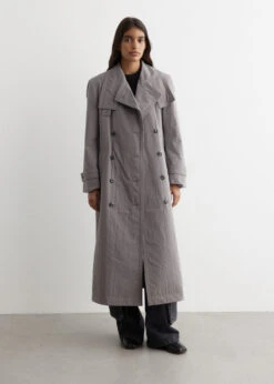 Padded Sleek Long Coat -Style Haven Shop womens incu 1055 53052b3e bc6e 4064 8256 91487081b3a4