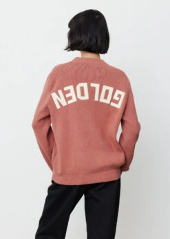 Golden Goose Journey Boyfriend Crewneck Knit With Logo