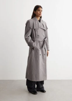 Padded Sleek Long Coat -Style Haven Shop womens incu 1074 b2b2d3c7 94ae 4a44 87e4 001c431fb718