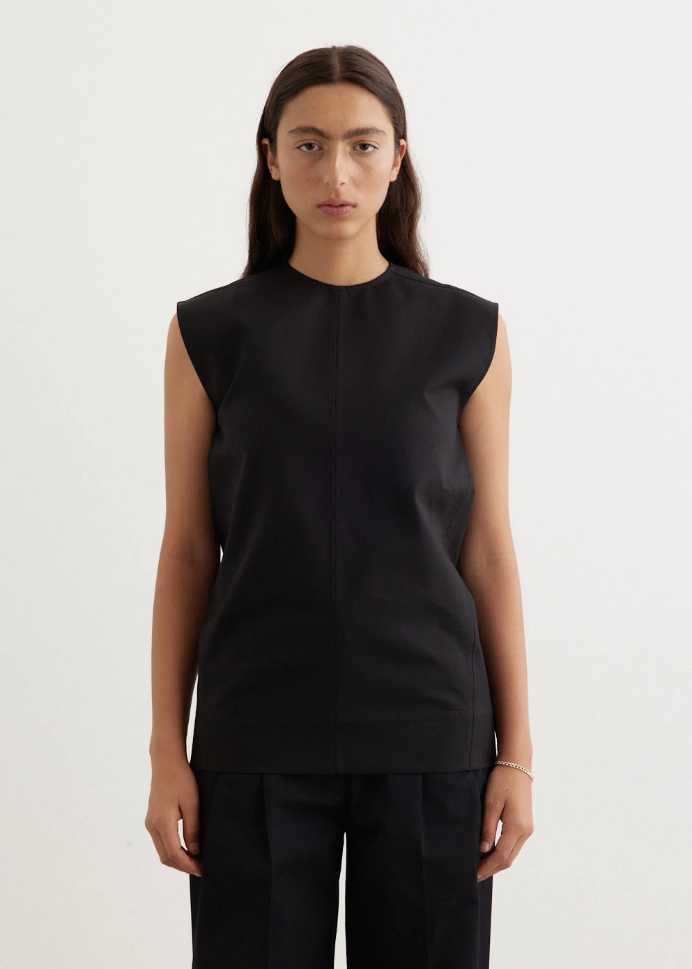 Toteme Sleeveless Twisted-Seam Top 1 Toteme Sleeveless Twisted-Seam Top