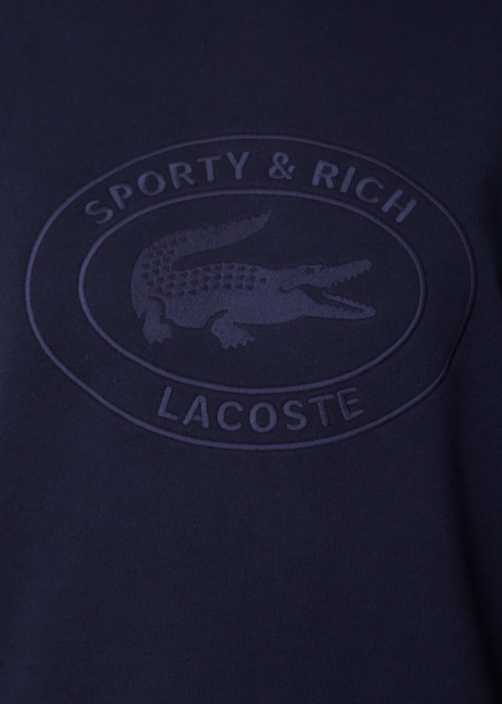 X Lacoste Oval Logo Embroidered Crewneck 2 X Lacoste Oval Logo Embroidered Crewneck - Image 2
