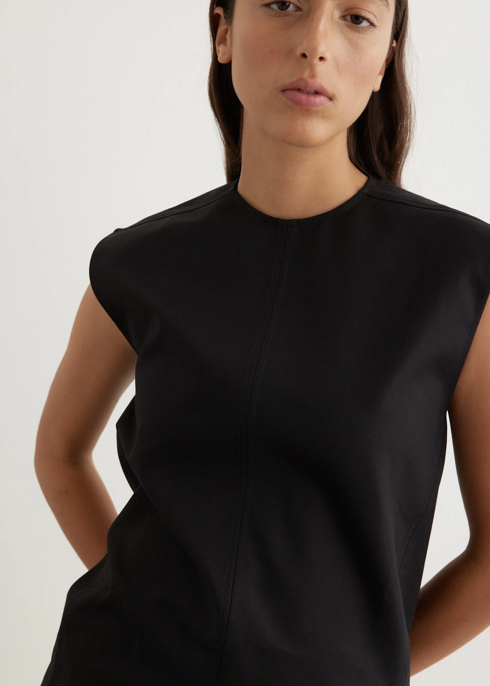 Toteme Sleeveless Twisted-Seam Top 3 Toteme Sleeveless Twisted-Seam Top - Image 3