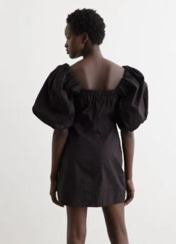 Ganni Twisted Sleeve Mini Dress -Style Haven Shop womens incu 1138 a04f2fbd c88f 4a06 ab7b 0fefc94fb1aa