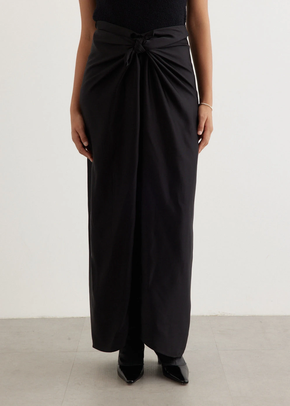 Toteme Satin Knot Skirt 2 Toteme Satin Knot Skirt - Image 2