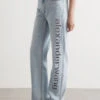 ALEXANDER WANG Ez Slouch Logo Cut Out Jeans