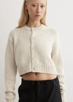 Cotton Lily-Yarn Knit Crew Neck Short Cardigan 9 Cotton Lily-Yarn Knit Crew Neck Short Cardigan -Style Haven Shop womens incu 1153 a49ecb83 3a27 4d4e a535 2738dcc02b04