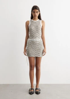 Escape Pleated Mini Skirt