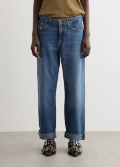 Rag & Bone Dre Low-Rise Baggy Jeans