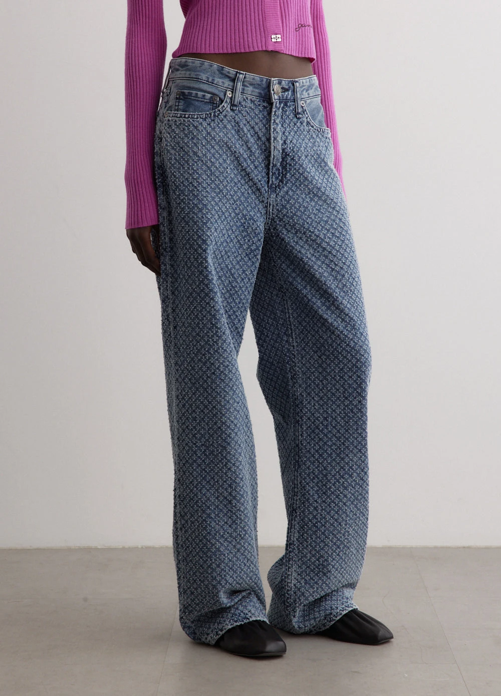 Rag & Bone Logan Wide Leg Jeans 3 Rag & Bone Logan Wide Leg Jeans - Image 3
