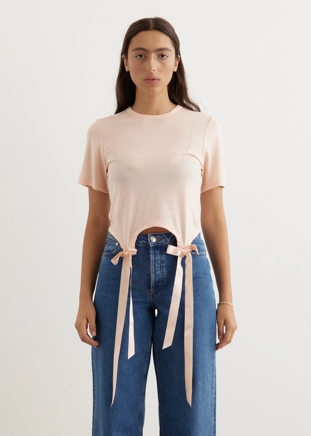 Simone Rocha Bow Tails Easy T-Shirt 1 Simone Rocha Bow Tails Easy T-Shirt