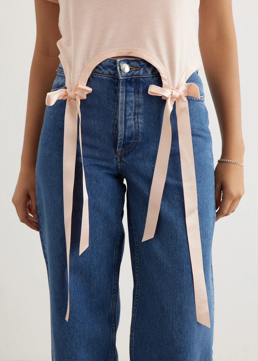 Simone Rocha Bow Tails Easy T-Shirt 2 Simone Rocha Bow Tails Easy T-Shirt - Image 2