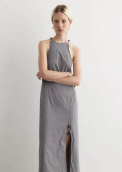 Ganni Drapey Melange Maxi Dress -Style Haven Shop womens incu 1247 86c4b820 9e60 4ea4 babc 9bc4d78e3713