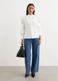 Collared Poplin Shirt