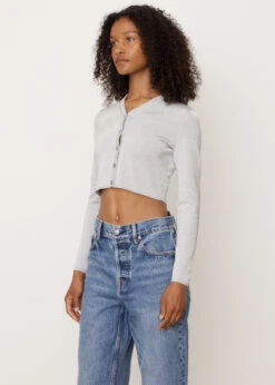 ALEXANDER WANG Long Sleeve V-Neck Cardigan -Style Haven Shop womens incu 132 30fd932b ef38 44e4 8a10 f78a86a7d8aa